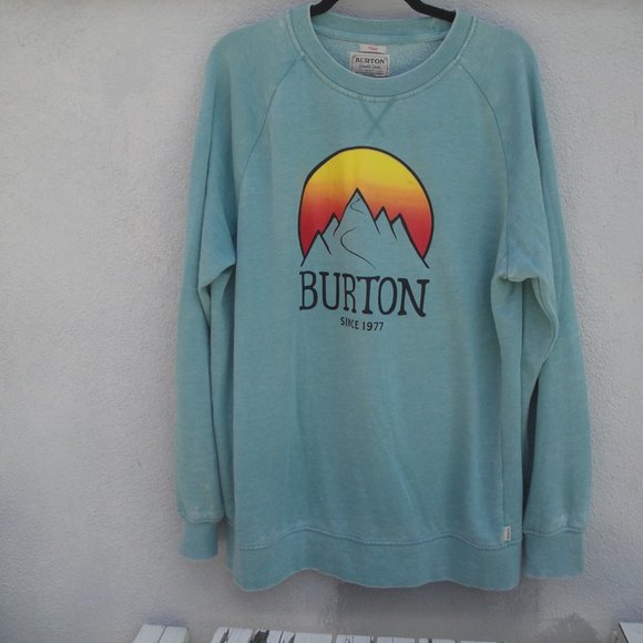 Burton Other - Distressed Graphic Crew Burton L/S Sweatshirt L